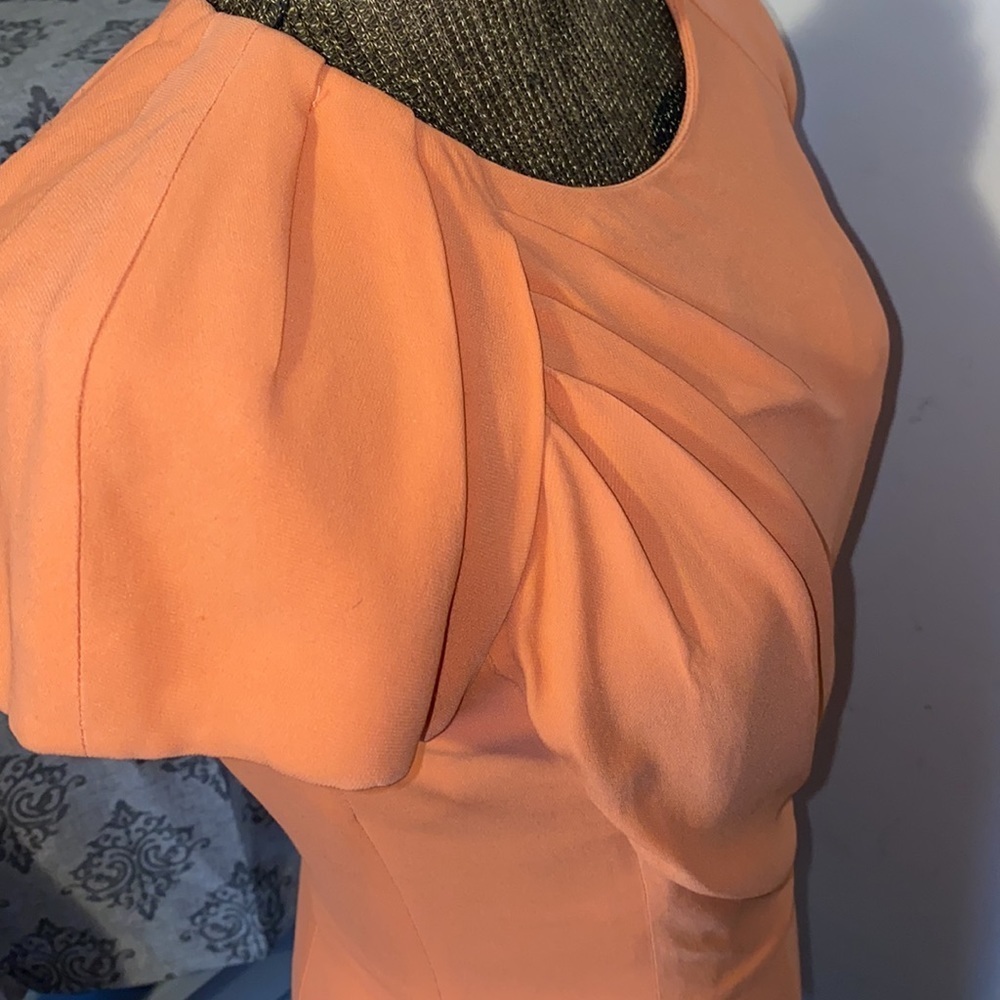 VIKTOR & ROLF ORANGE MIDI DRESS SMALL - Picture 14 of 16